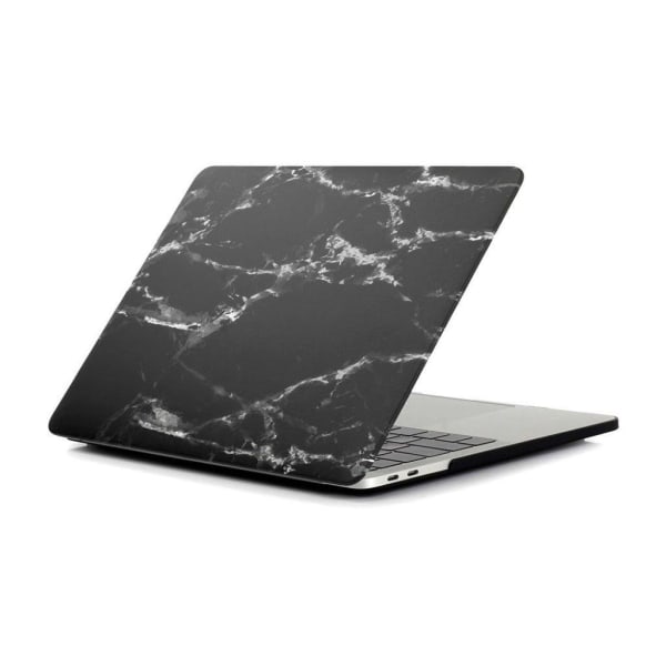 MacBook Pro 13 Touchbar beskyttelsesetui i plastik med printet m Black