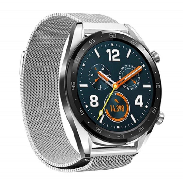 Huawei Watch GT klockband i  milanese rostfritt stål - Silver Silvergrå