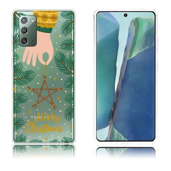 Juleveske til Samsung Galaxy Note 20 - Stjerne Brown
