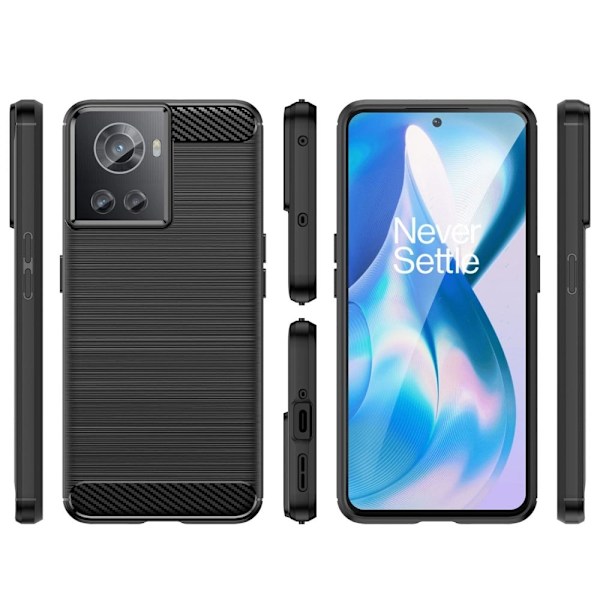Carbon Flex OnePlus 10R / OnePlus Ace skal - Svart Svart