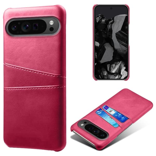 Dual Card Google Pixel 9 Pro XL cover - Rose Pink