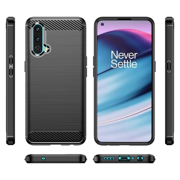 Carbon Flex Etui OnePlus Nord CE 5G - Svart Black