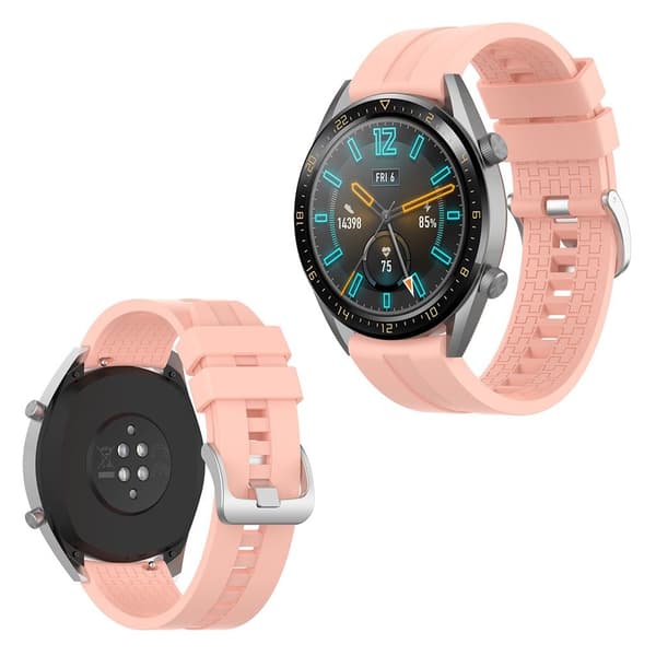 Huawei Watch GT holdbar silikone Urrem - Lyserød Pink