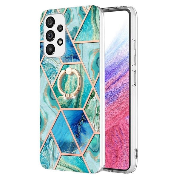 Marmormotiv Samsung Galaxy A53 5G skal - Grön Grön