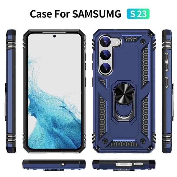 Bofink Combat Samsung Galaxy S23 skal - Blå Blå
