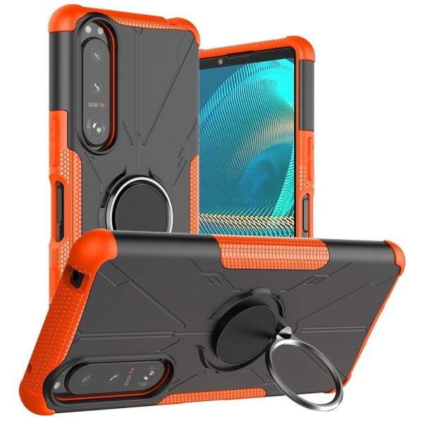 Kickstand cover with magnetic sheet for Sony Xperia 5 III - Oran Orange
