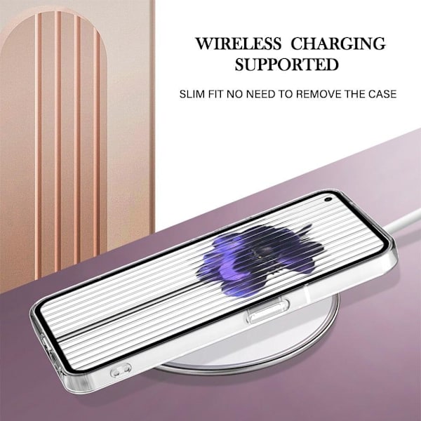 Marble Nothing Phone (1) Suojakotelo - Kruunu Silver grey