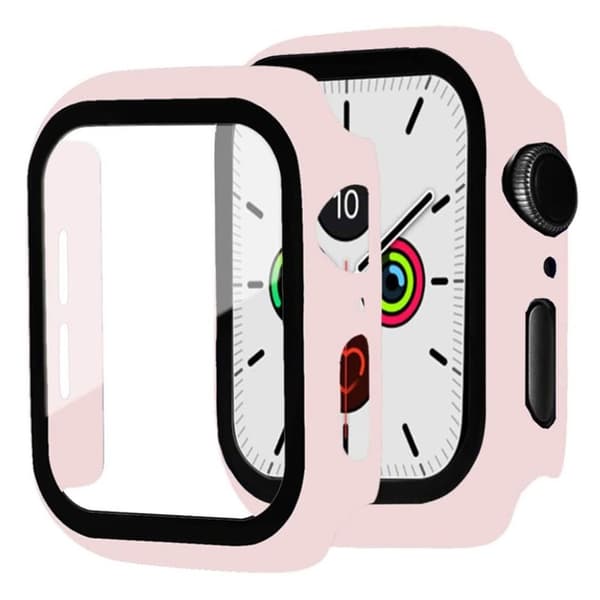 Apple Watch Series 5 / 4 44 mm slitesterk matt ramme - Rosa Pink