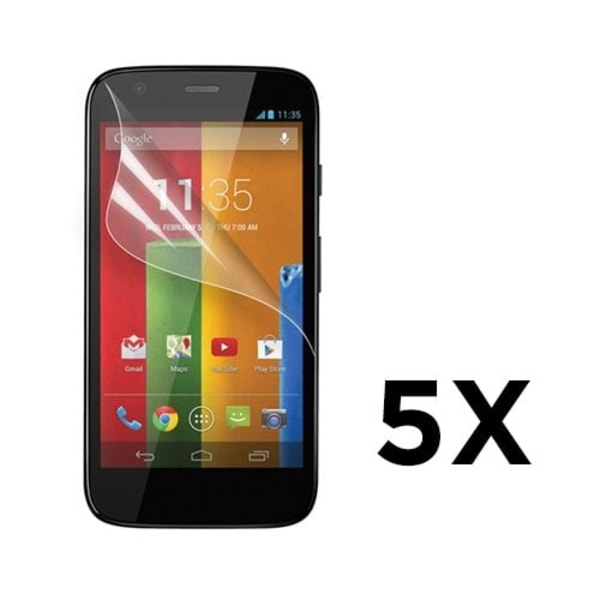Skærmbeskyttelse til Motorola Moto G 3rd Gen. 5 stk. Transparent