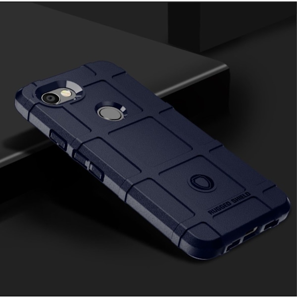 Rugged Shield Google Pixel 3a cover - Mørkeblå Blue