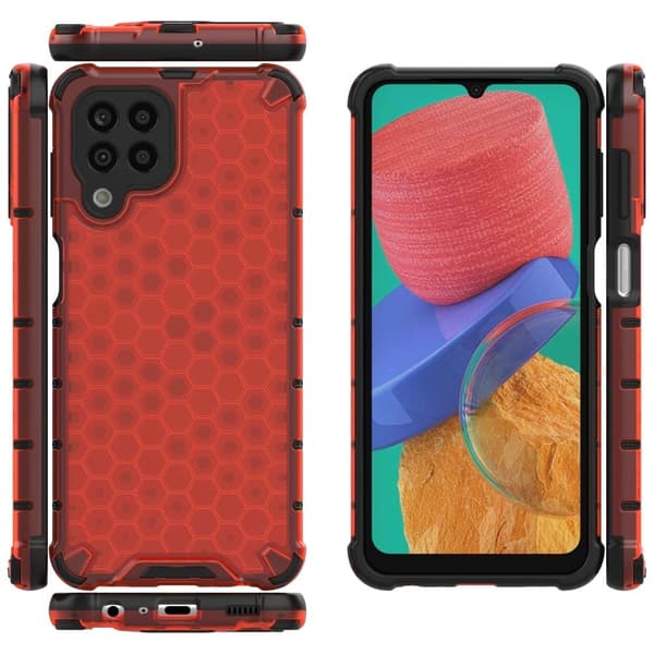 Bofink Honeycomb Samsung Galaxy M33 5G skal - Röd Röd