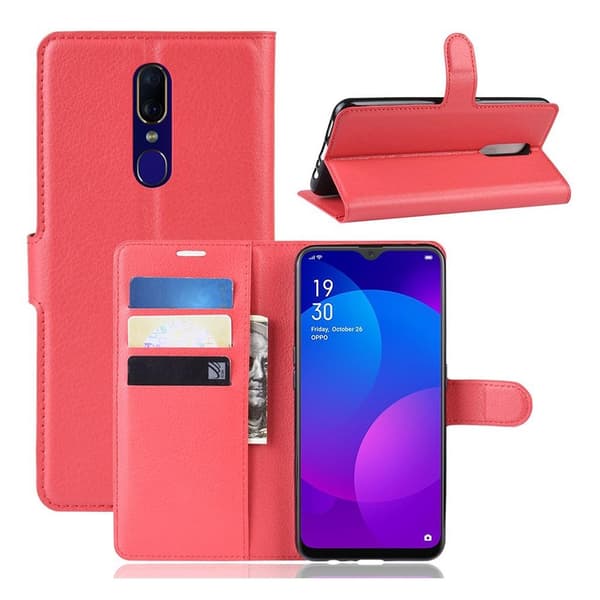 Simple Oppo F11 etui - Rød Red