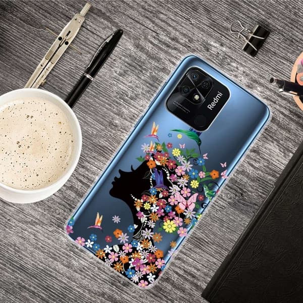 Deco Xiaomi Redmi 10C Suojakotelo - Flower Fairy Multicolor