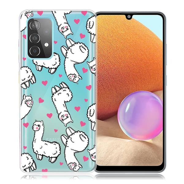 Deco Samsung Galaxy A32 skal - Får Vit