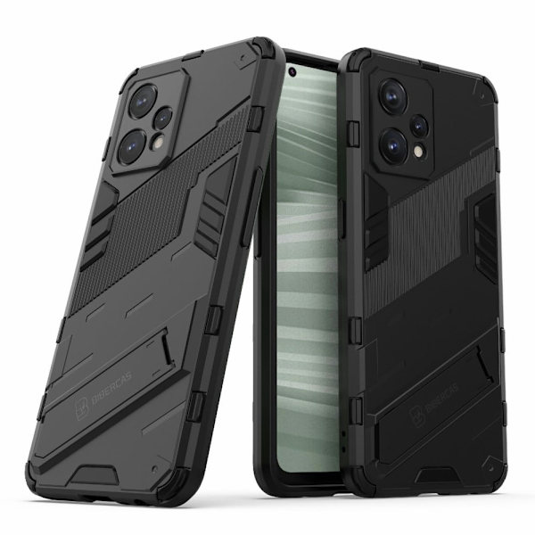 Støtsikkert hybriddeksel for Realme 9 Pro Plus - Svart Black