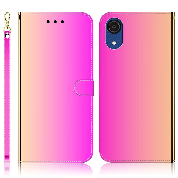 Mirror Samsung Galaxy A03 Core Flippetui - Rose Pink