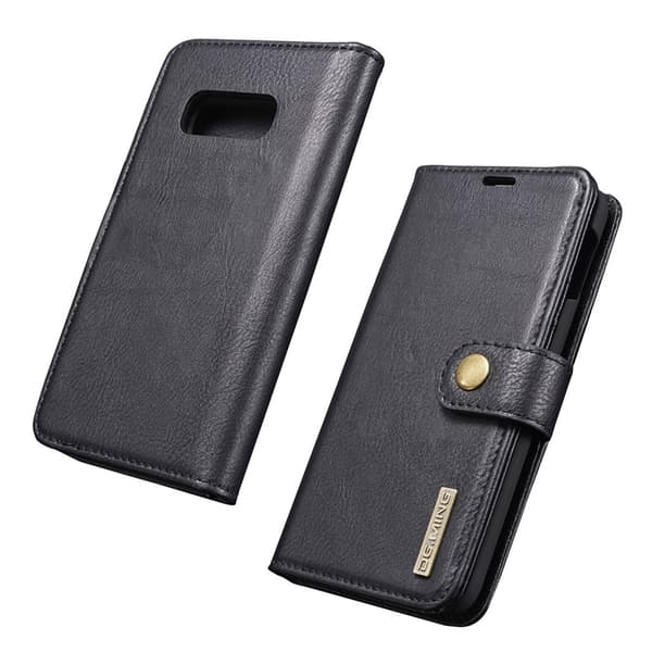 Dg.Ming Samsung Galaxy s10 e 2-I-1 Splittet Skinnetui - Svart Black