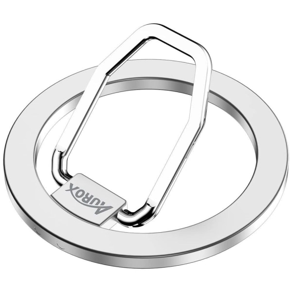 AUROX Universal magnetic phone ring holder - Silver Silver grey