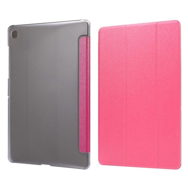 Samsung Galaxy Tab A7 10.4 (2020) silk tri-fold læder flip etui - Rose Pink