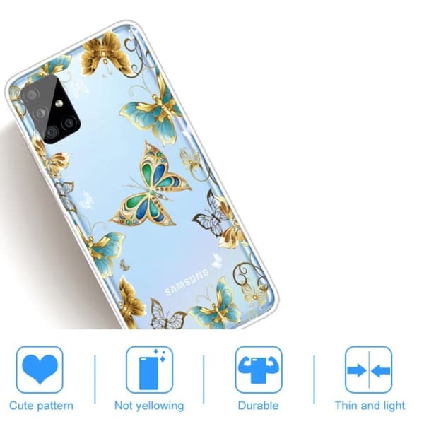 Butterfly Samsung Galaxy A31 skinnveske - Sommerfugl Multicolor