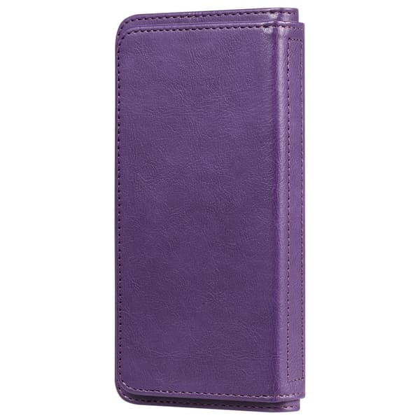 Samsung Galaxy A16 etui med pung & 10 kortpladser - Lilla Purple