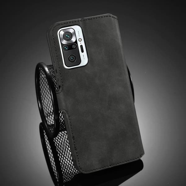 DG.MING Xiaomi Redmi Note 10 Pro retroetui - Svart Black
