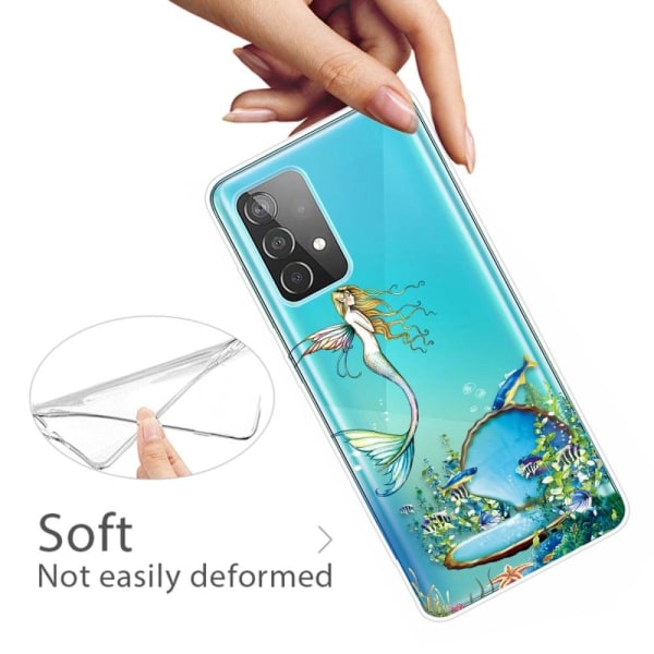 Deco Samsung Galaxy A73 skal - Sjöjungfru multifärg