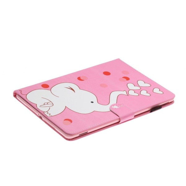iPad 10.2 (2019) / Air (2019) cool pattern leather flip case - E Pink