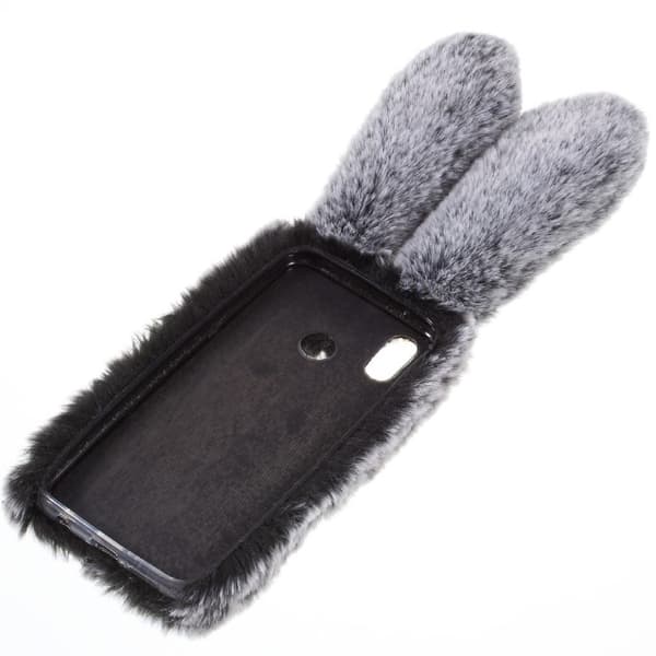 Bunny Huawei P20 Lite deksel - Mørkegrå Silver grey