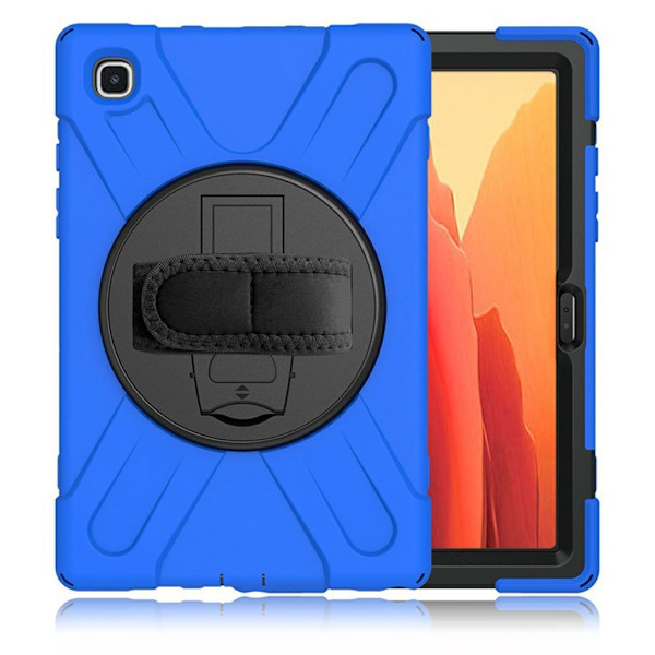 silikone combo etui with strop til Samsung Galaxy Tab A7 10.4 (2020) - blå Blue