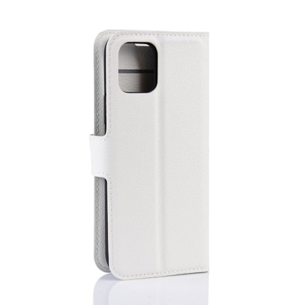 Alpha iPhone 11 Pro Max læder flip etui - Hvid White