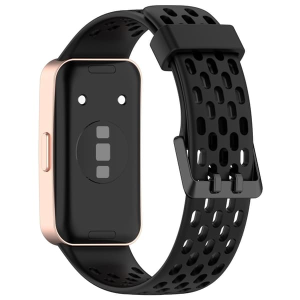 Huawei band 9 / 9 NFC / 8 / 8 NFC Replacement band Adjustable Silicone Watch Strap - Black Svart