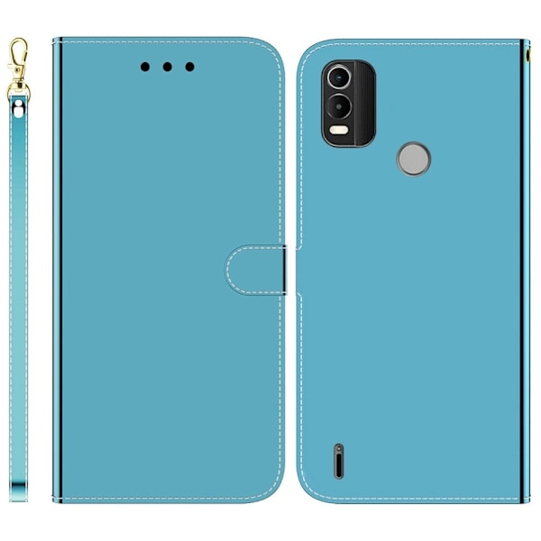 Mirror etui til Nokia C21 Plus - Blå Blue