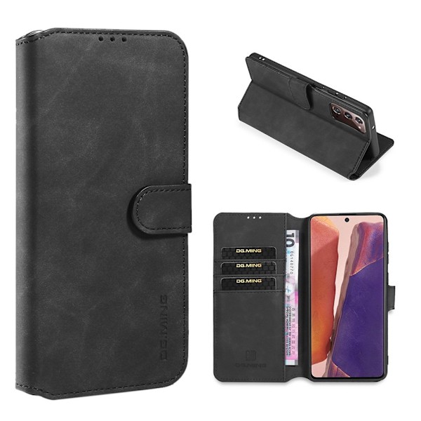 DG.Ming Samsung Galaxy Note 20 Retro Etui - Sort Black