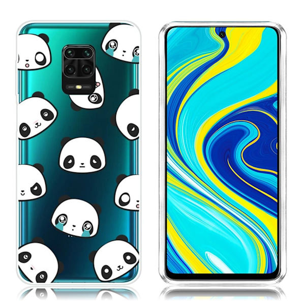 Deco Xiaomi Redmi Note 9 Pro / Note 9S / 9 Pro Max deksel - Pandaer White