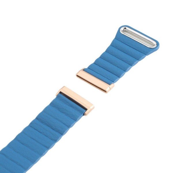 Fitbit Versa 3 ægte læder rem - babyblå Blue