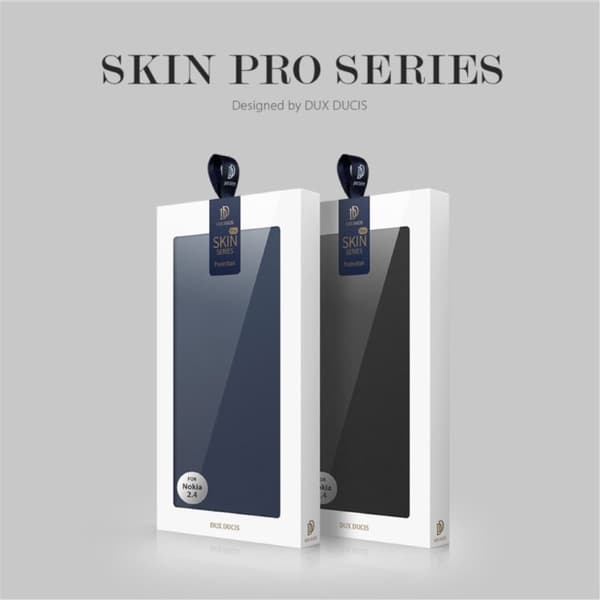 Dux Ducis Skin Pro for Nokia 2.4 - Svart Black