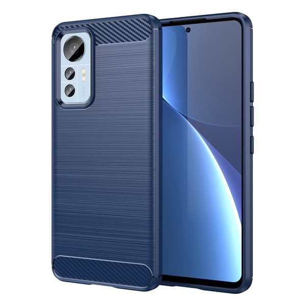 Carbon Flex Xiaomi 12 Lite cover - Blå Blue