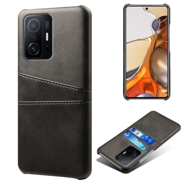 Dual Card Etui Xiaomi 11T / 11T Pro - Sort Black