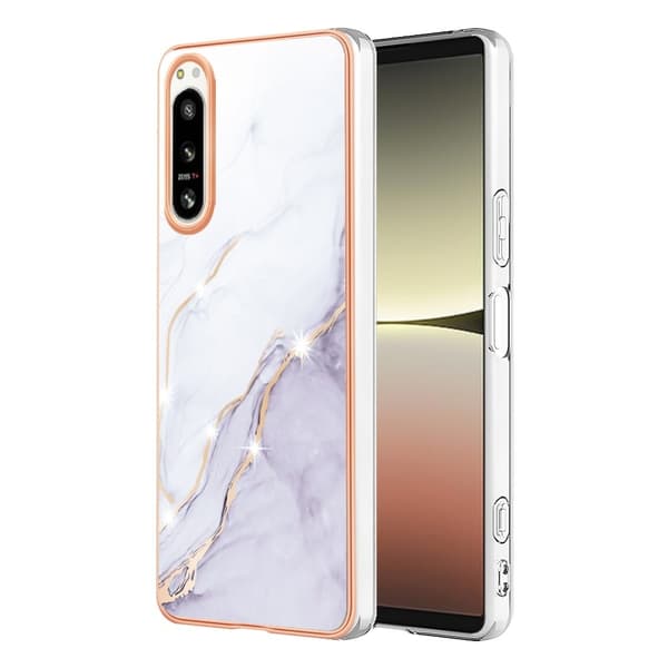 Marble Sony Xperia 5 IV Etui - Hvid Marmor White
