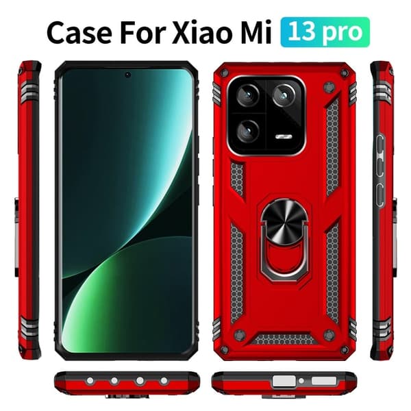 Bofink Combat Xiaomi 13 Pro Fodral - Röd Röd