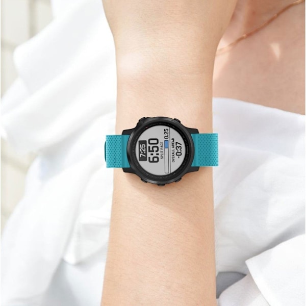 Garmin Fenix 6S snyggt klockarmband i silikon - Himmelsblå Blå