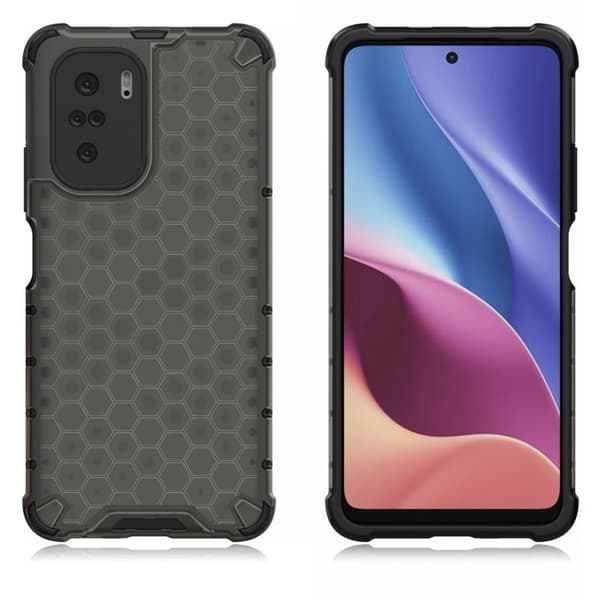 Bofink Honeycomb Xiaomi Redmi K40 / K40 Pro Etui - Sort Black