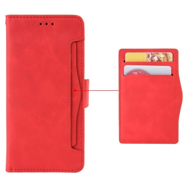 Moderni Nahkalaukku For Samsung Galaxy A04e - Punainen Red