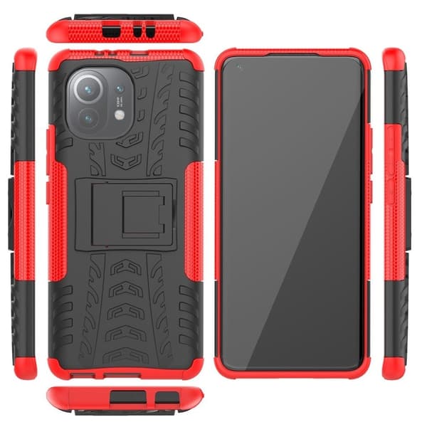 Offroad Xiaomi Mi 11 skal - Röd Röd