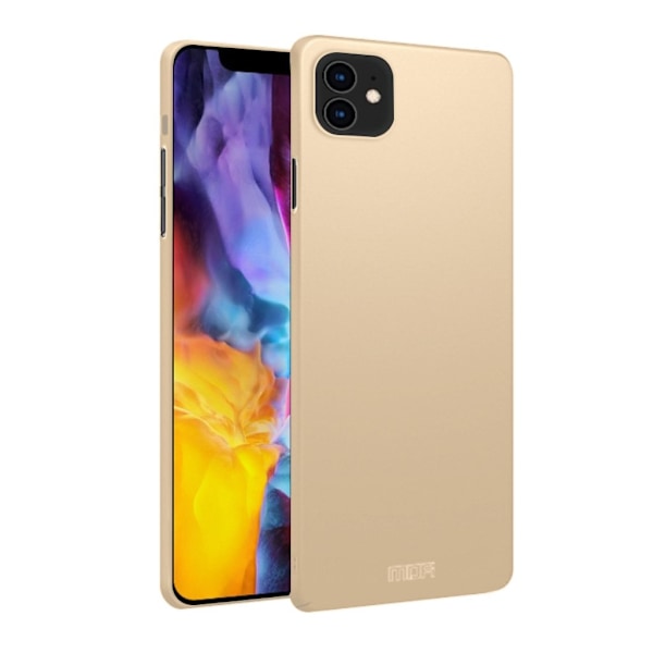MOFI Shield Slim Frosted Hard Bumpresistent Case iPhone 12 Pro/12 - Guld Gold