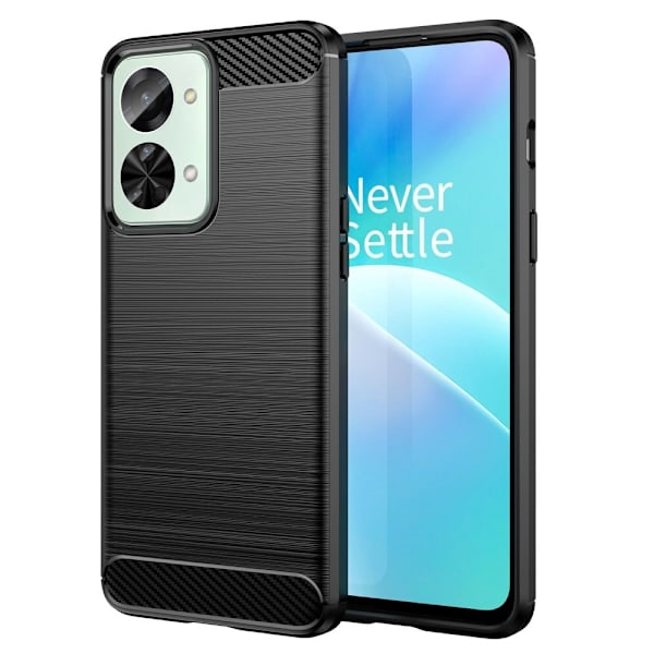 Carbon Flex OnePlus Nord 2T cover - Sort Black