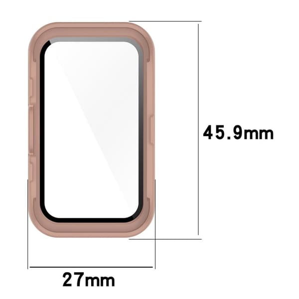 Huawei Band 8 suojus karkaistulla lasikalvolla - Läpinäkyvä Transparent