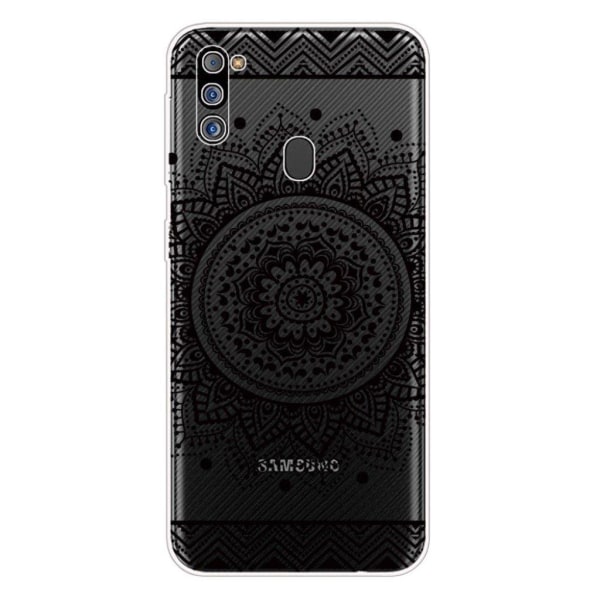 Deco Samsung Galaxy M21 2021 skal - Mandala Blomma Svart