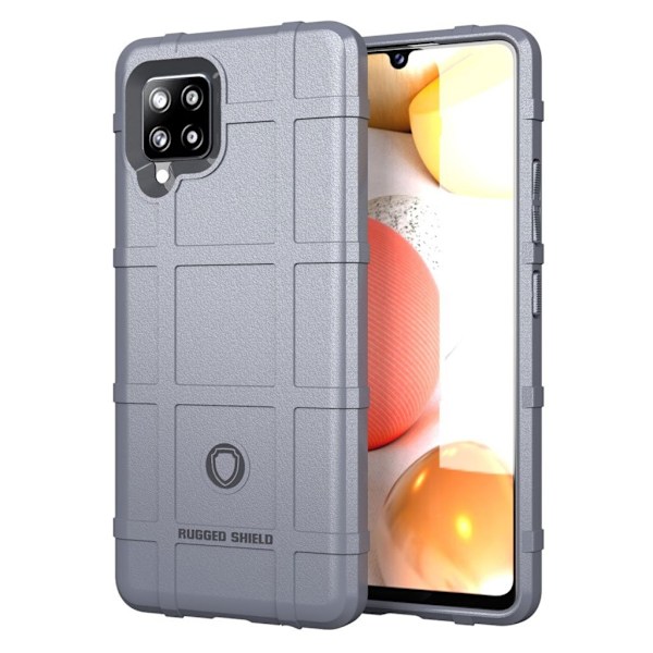 Rugged Shield Etui Samsung Galaxy A42 5G - Grå Silver grey